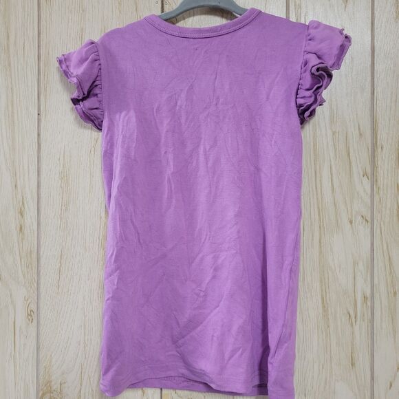 Little Sleepies Play Purple Flutter Tee 4T - Picture 2 of 4